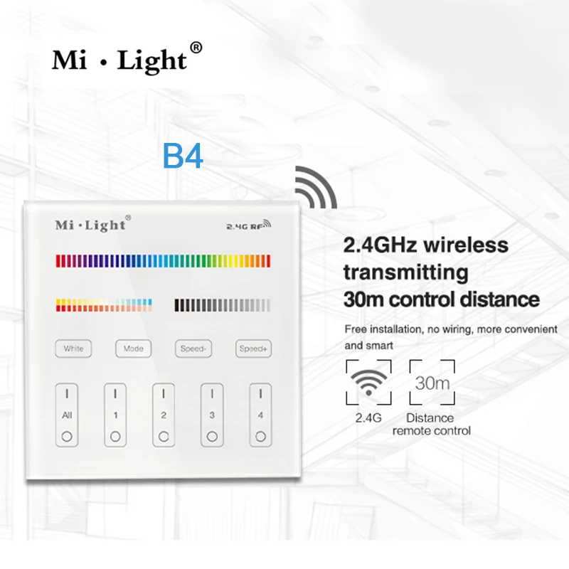Светильник Miboxer PL5 40 Вт RGB + CCT драйвер панели 2 4G беспроводная смарт панель