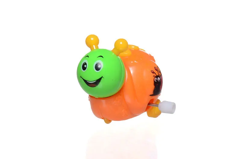 Милые милые часы с заводным механизмом для ходьбы плотника улыбки толстых червей