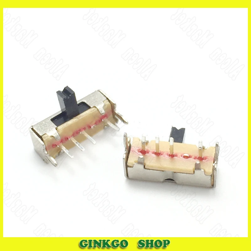 200 шт./лот SK13D07VG4 тумблер с держателем маленький 4 Pin 3 переключатель зум мм