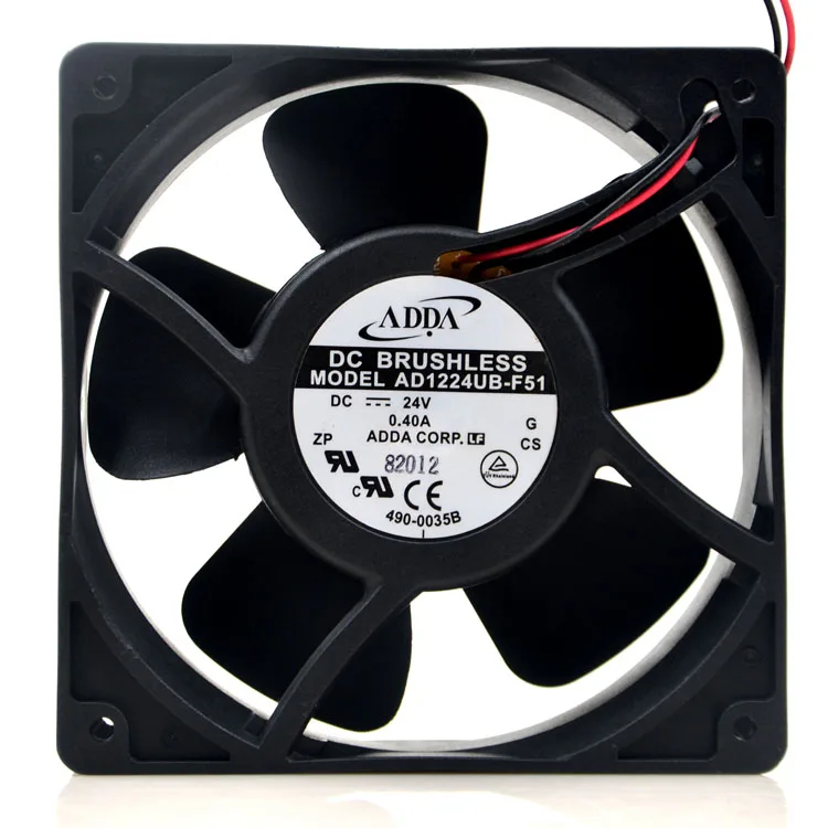 ADDA AD1224UB F51 (12 см) 12038 DC 24V 0.40A сервер инвертор осевой вентилятор охлаждения|cooling fan|adda