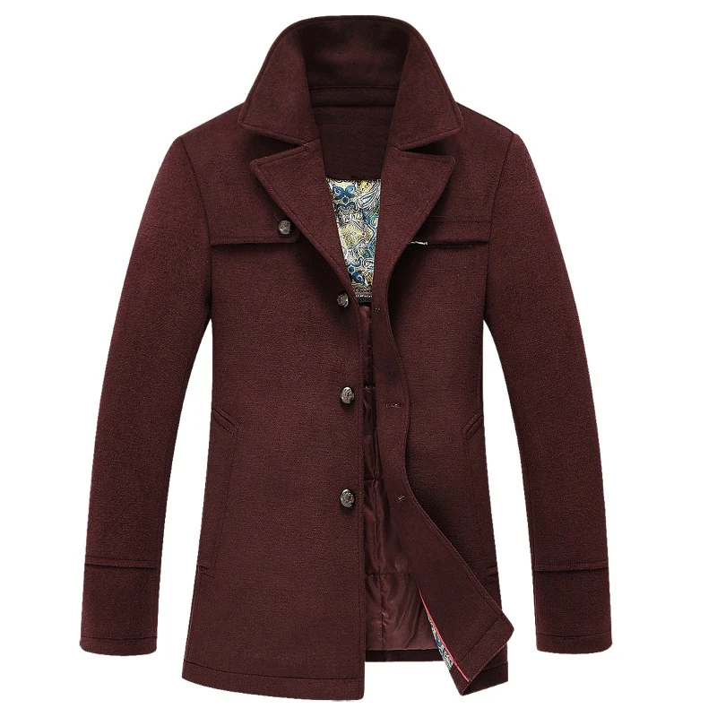 Autumn Winter New Brand Men's Business Jacket Fashion Warm Coat High Eed Clothes men Long Sleeve Comfortable jacket Man Tops | Мужская