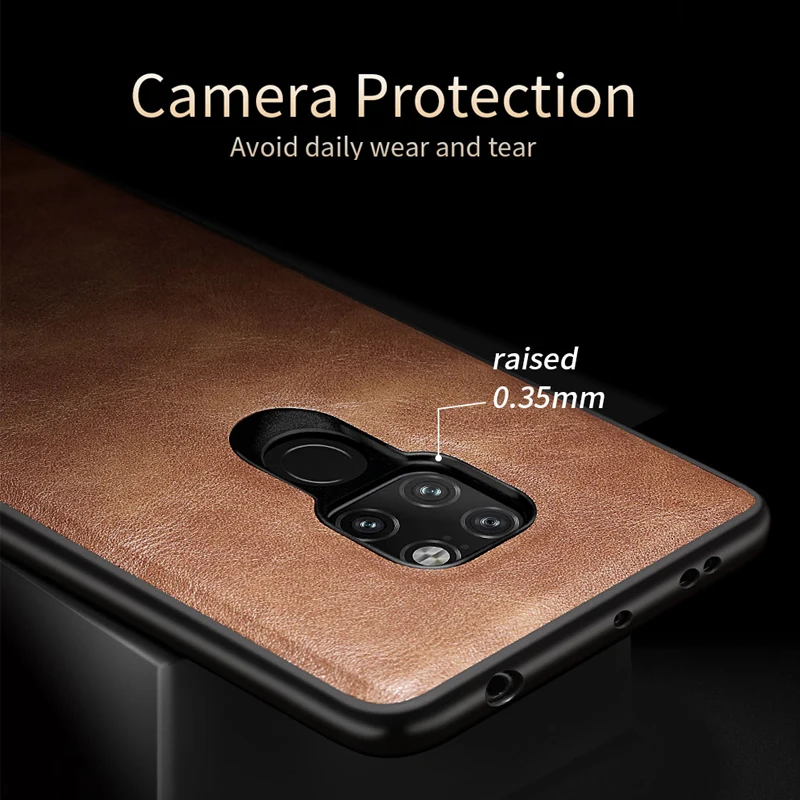 Кожаный чехол X Level для Huawei Mate 20 Pro оригинальный мягкий Силиконовый противоударный