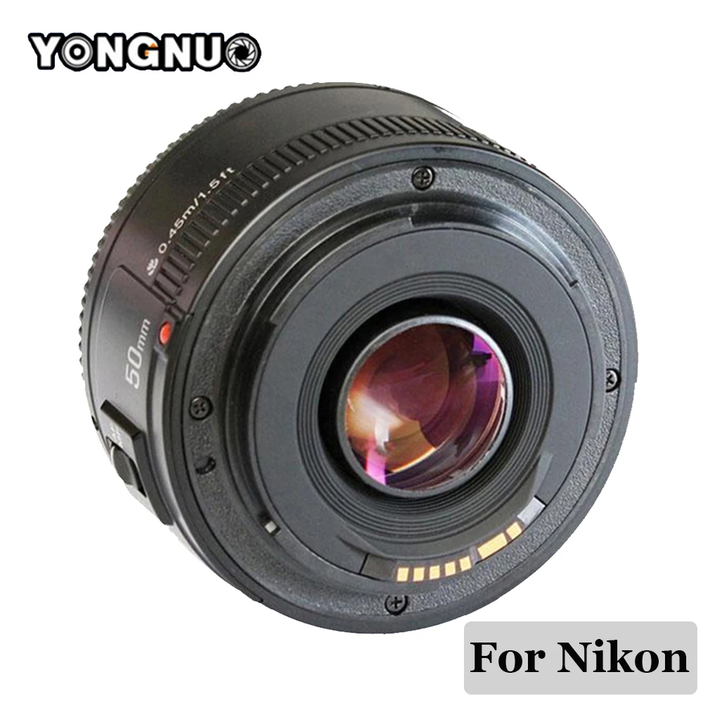 YONGNUO YN50mm f1.8 YN EF 50 мм f/1 8 AF объектив YN50 Большая диафрагма Автофокус для Canon EOS 60D 70D 5D2