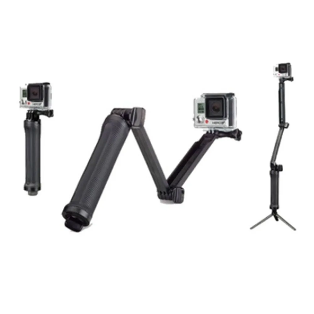 3 Способ Водонепроницаемый Монопод Селфи Ручка Гнездо Крепления Для Gopro Hero 5 4 + 2
