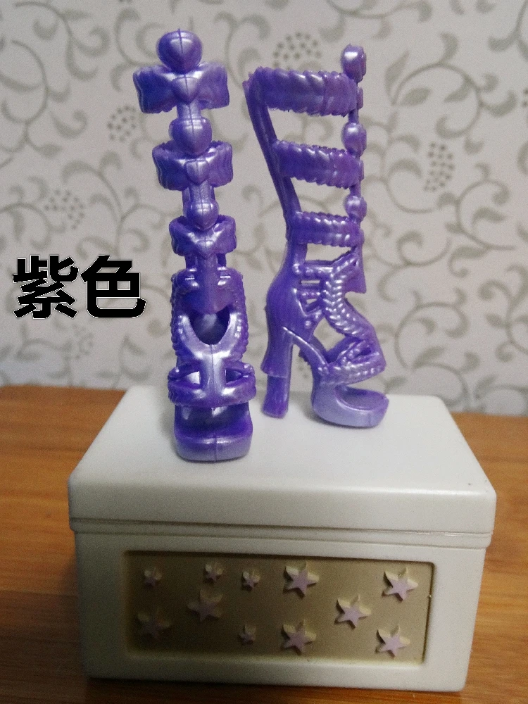 Новинка 2016 оптовая продажа 10 пар/партия ботинки смешанных цветов для кукол Monster inc