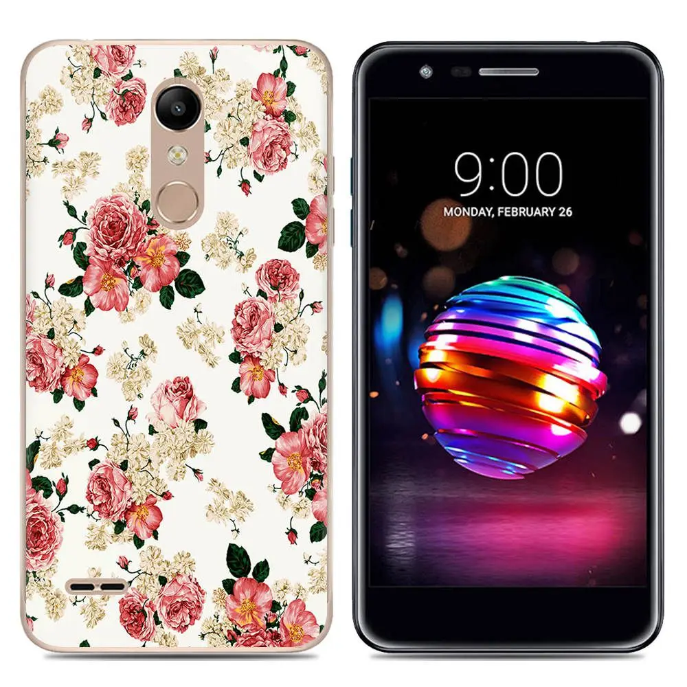 For LG K11 2018 Case Cover 5.3&quot Cartoon Silicone Back Phone for K 11 Fundas Capa |
