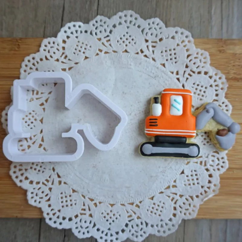 8 шт./компл. пластиковые DIY перевозки автомобилей печенья резак формы для тортов