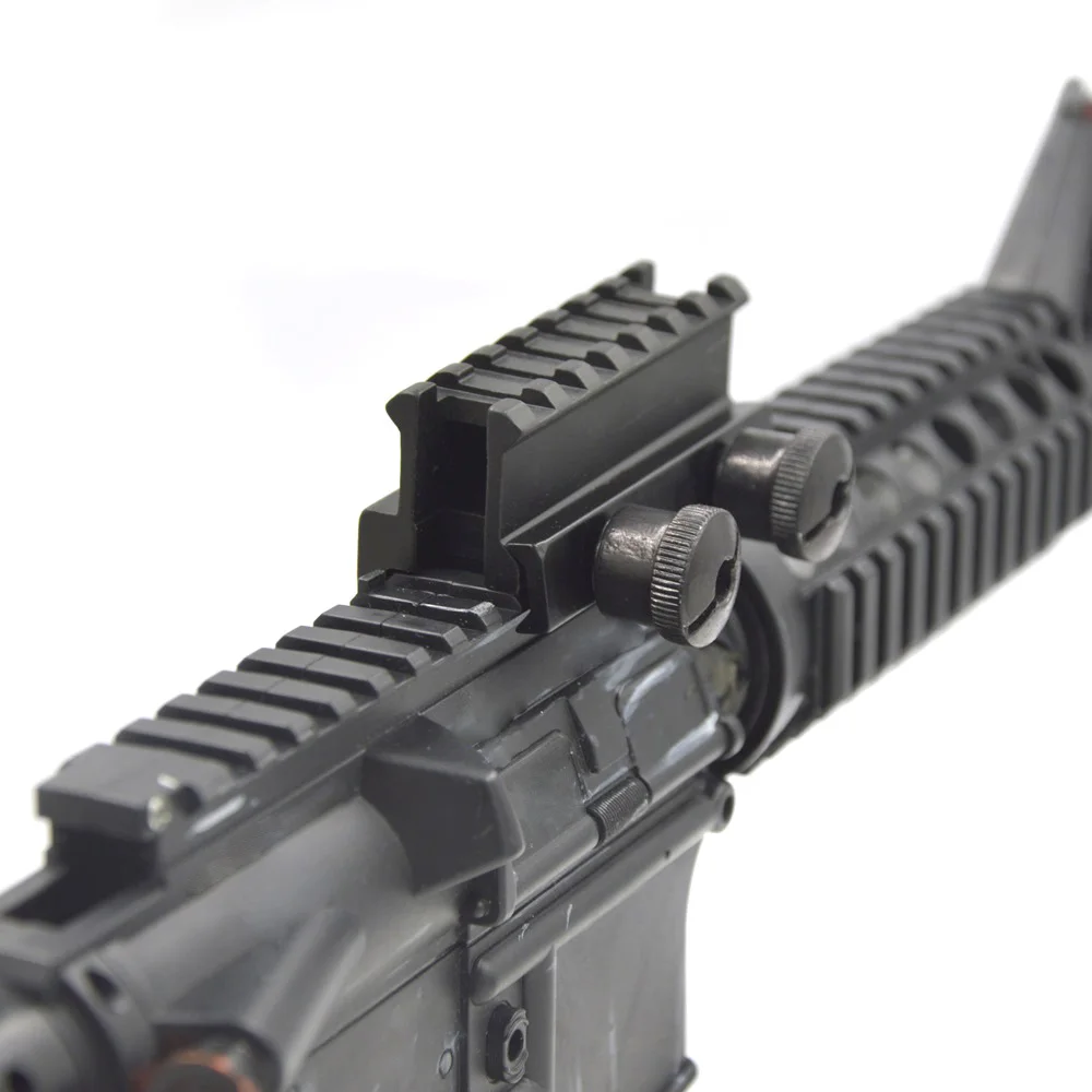 Alonefire Scope Adapter See-Thru See-Through Riser Base for AR Dovetail Weaver Mount 20mm to Extensible scope bases mounts | Спорт и