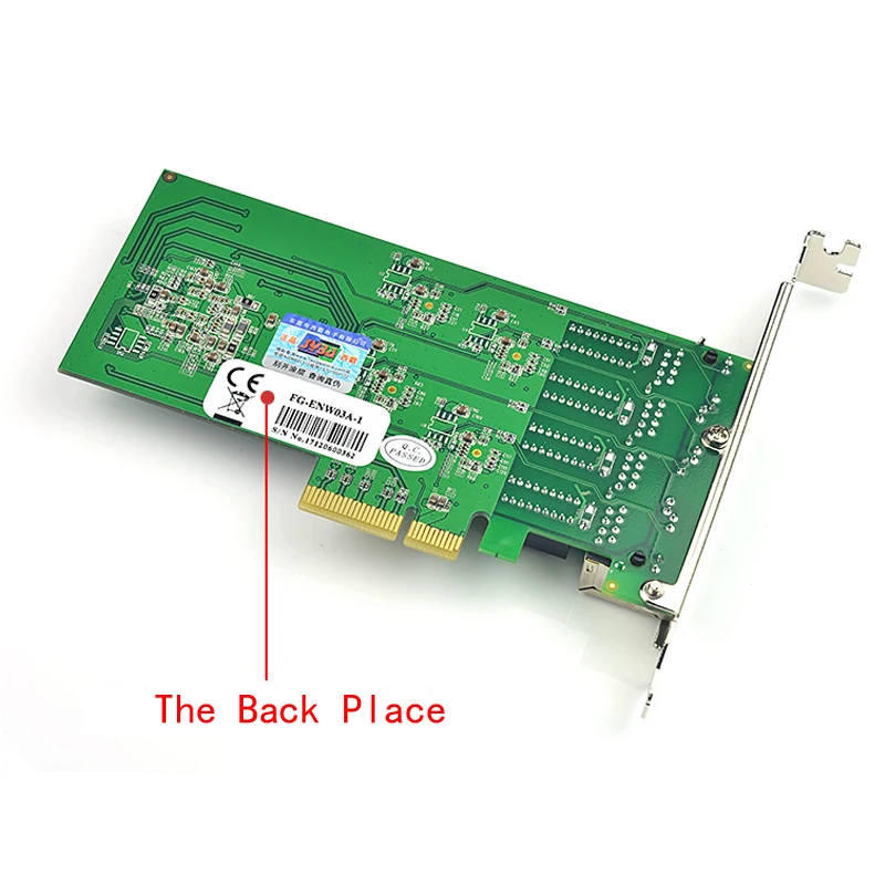 Сетевой адаптер PCI Express X4 с 4 портами 10/100/1000 Мбит/с гигабитная Ethernet Сетевая карта