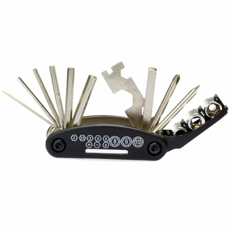 

HONGFA 16 in 1 Multifunction Bicycle Repair Tools Kit Hex Spoke Cycling Screwdriver Tool MTB Mountain Cycling Bike Repair Tool