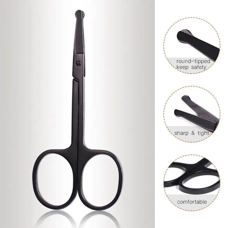 

3pcs Beard Men Mustache Comb Trimming Grooming Scissors Kit Scissors set Kit for Men Care