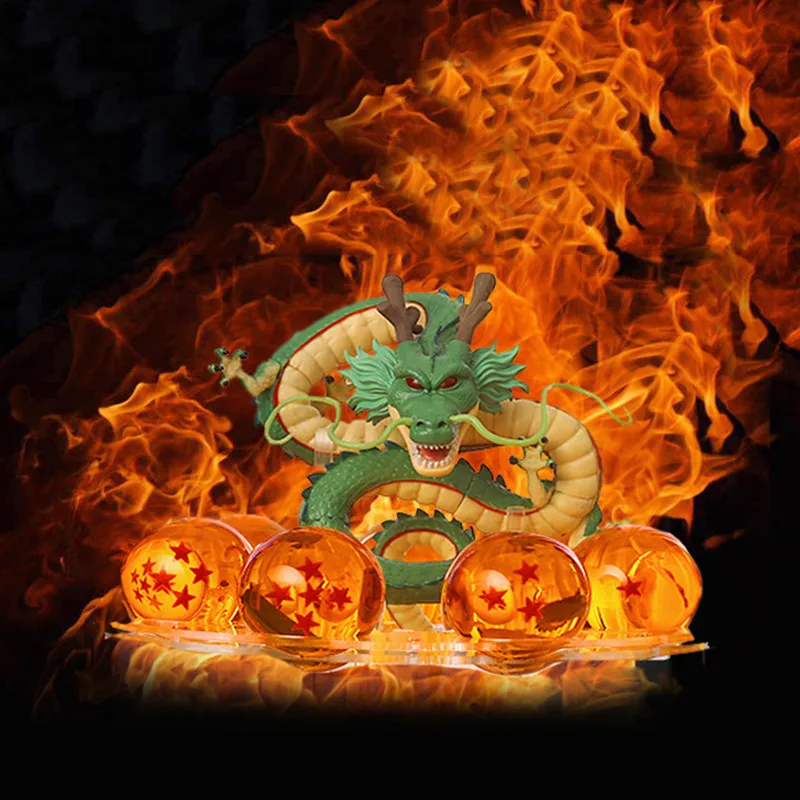 15 см Dragon Ball Z фигурки Shenron Набор шары дракона 7 шт. 3 5 полка figuas DBZ подарок|dragonball z
