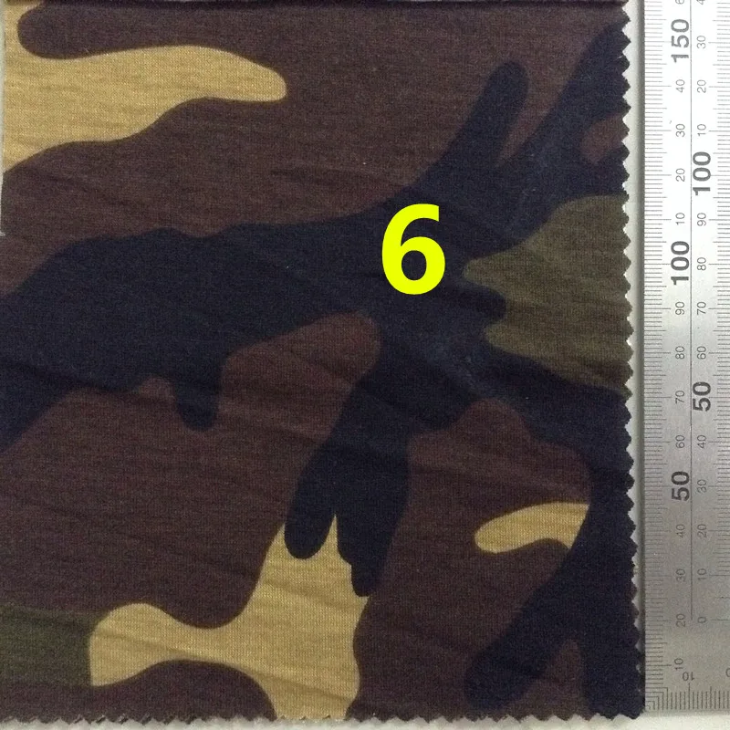 

150cm fashion colorful camouflage printing 160-170GSM knitting jersey fabric,7 colors available, XERY-TY6160/6153