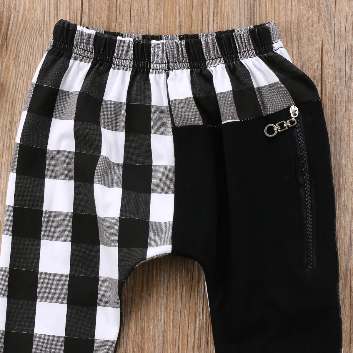 Повседневные штаны в красную клетку для маленьких мальчиков Штаны шаровары