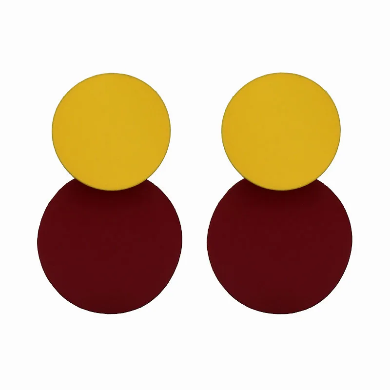 2021 новые уникальные серьги пять цветов s Модные Эффектные золотого цвета