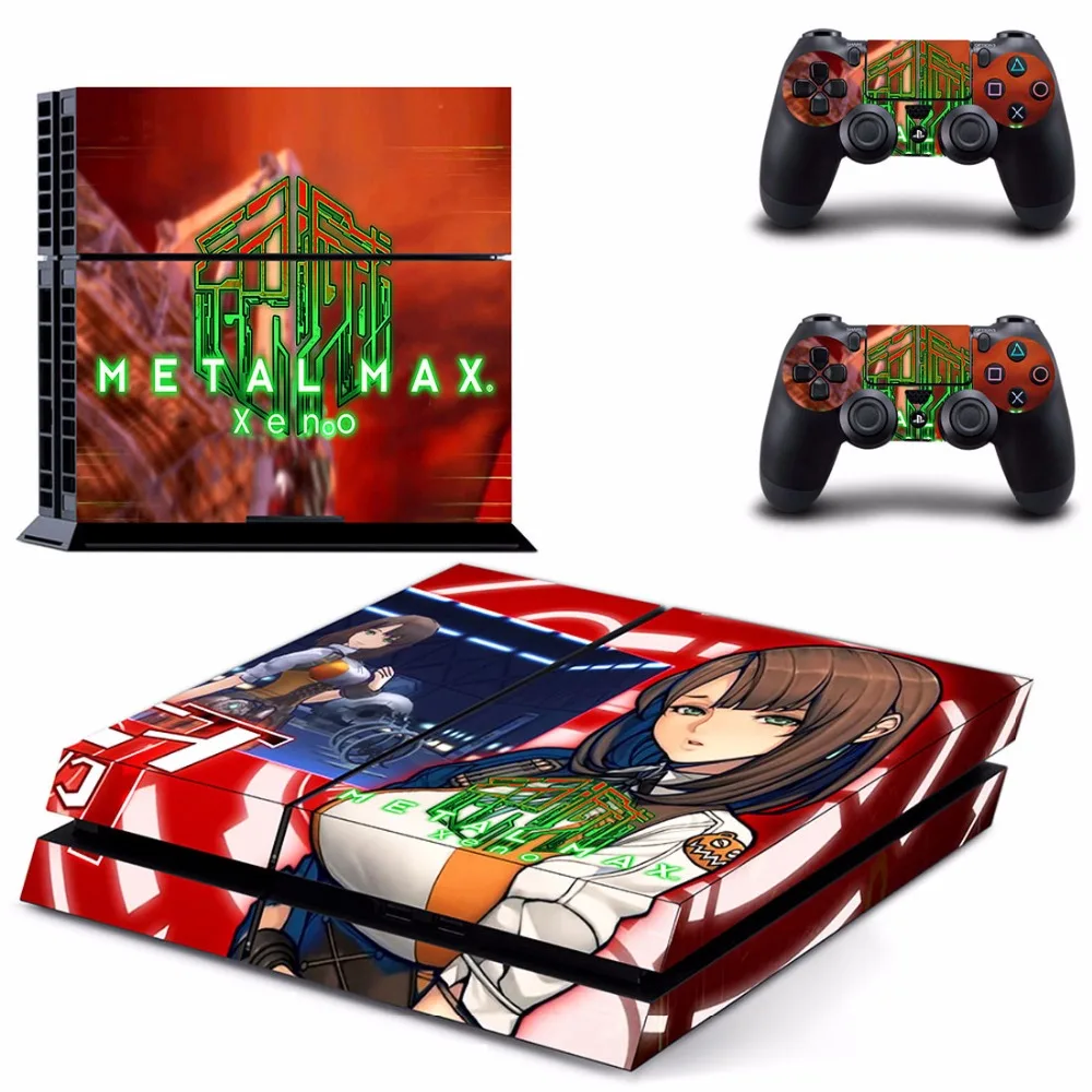 Игра металлический Max XENO PS4 переводная картинка наклейка для Sony PlayStation 4 консоли и 2