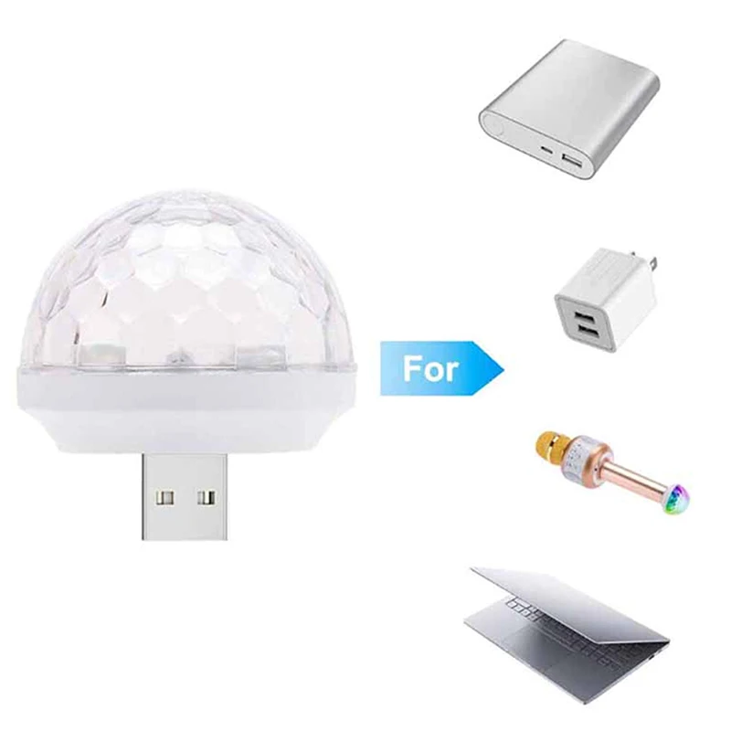 Музыкальный сценический светильник мини USB LED вечерние s шоу клуб дискотечный