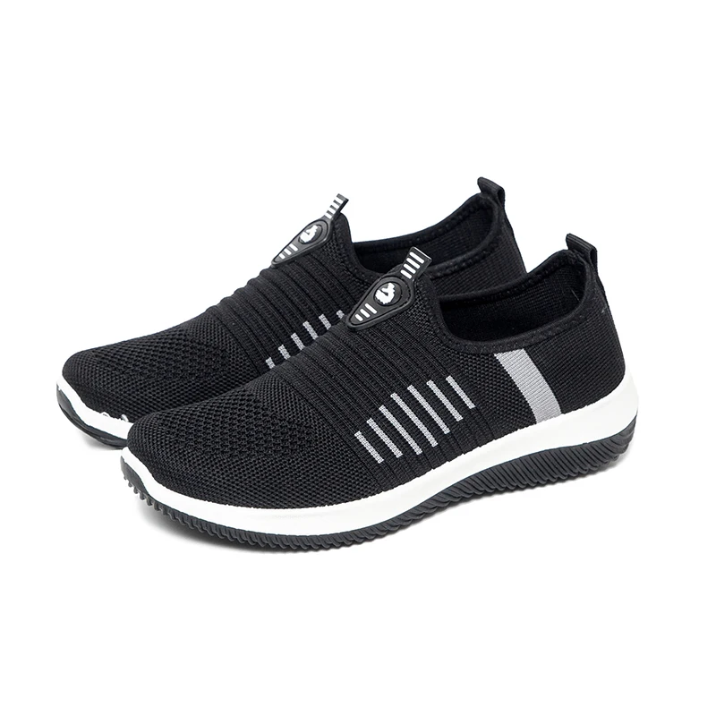 

Flats shoes women sneakers 2021 new fashion slip-on breathable mesh casual shoes woman solid flat with comfortable women shoes