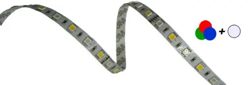5M RGBW SMD5050 гибкий светодиодный полосы Веревка светильник ing RGB + W Белый