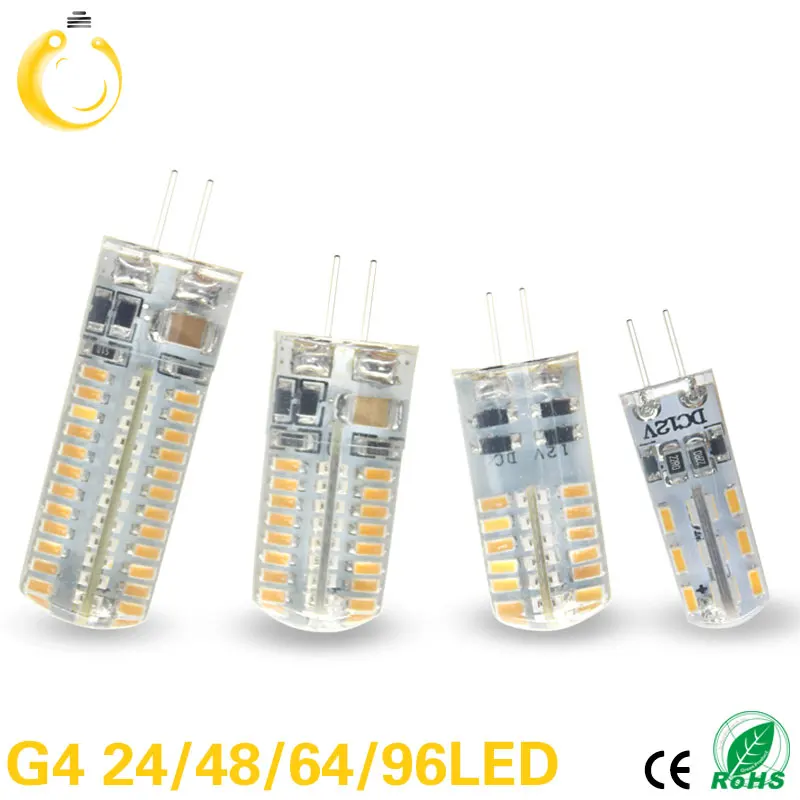 1 шт низкая цена светодиодный лампы SMD 3014 Светодиодный G4 светильник 3 Вт 7 9W12W DC12V