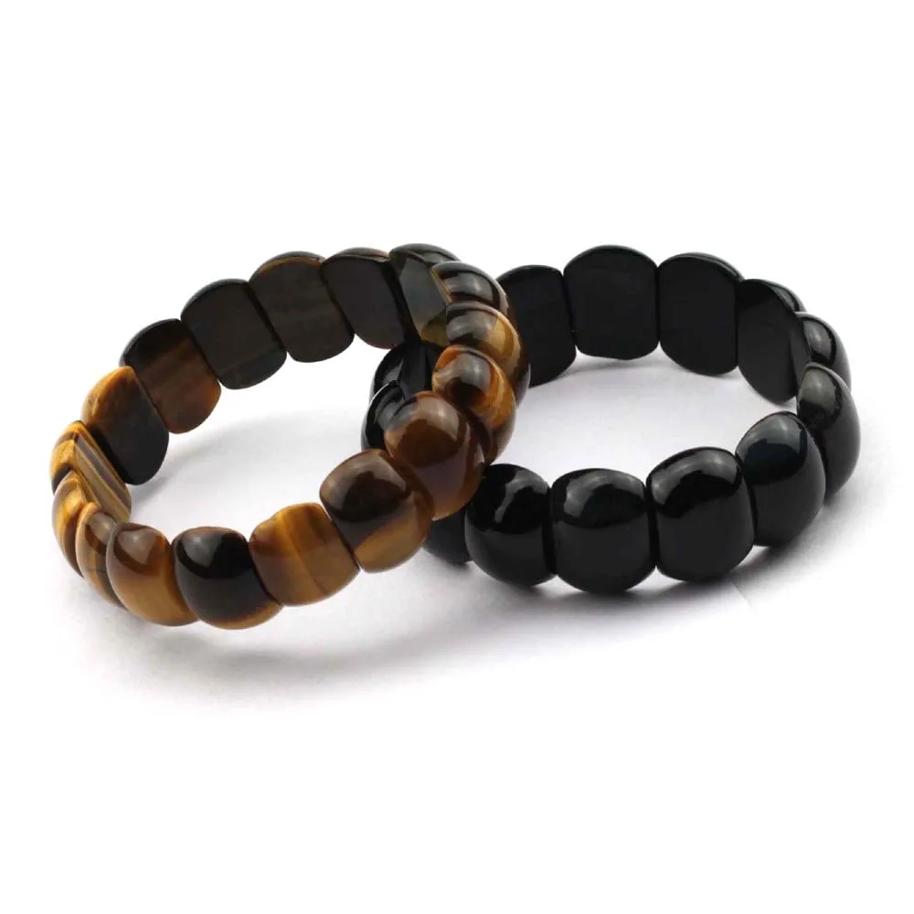 

Natural Tiger Eye Stone Beads Bracelet Natural Energy Stone Bracelet Diy Jewelry For Women For Men Wholesale !