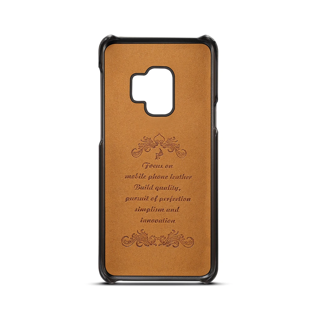 FORCA Элитный бренд кожа с карты случай мобильный телефон оболочки Coque для samsung S9