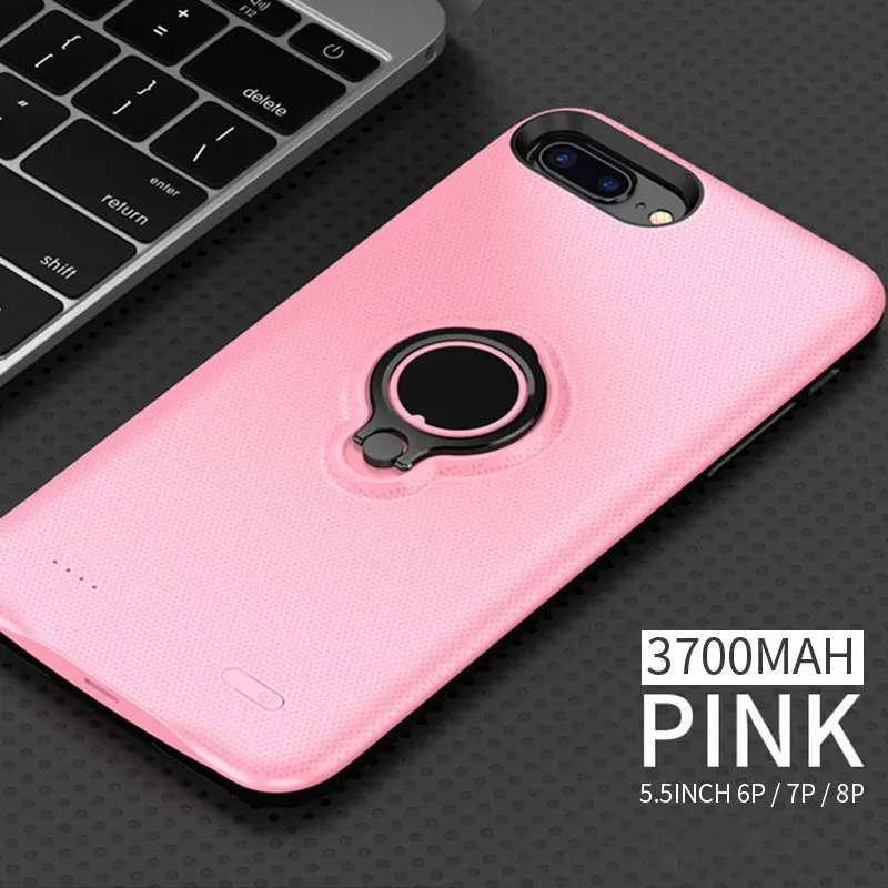 3700 mAh Extpower 7200 mAh батарея зарядное устройство Чехлы для iphone 6 6s 7 8 Магнитная подставка чехол для телефона iphone 6 6s 7 8 Plus Упаковка резервного копирования - Цвет: 3700 mAh