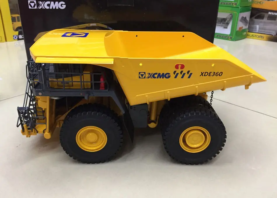 Редкий товар! XCMG XDE360 супер большой шахтный самосвал 1:50 весы литья под давлением