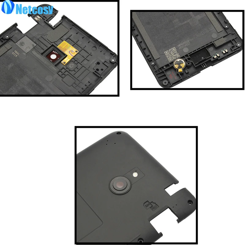 Netcosy для Nokia Lumia 1320 черный корпус средняя рамка сменные детали пластина крышка|middle