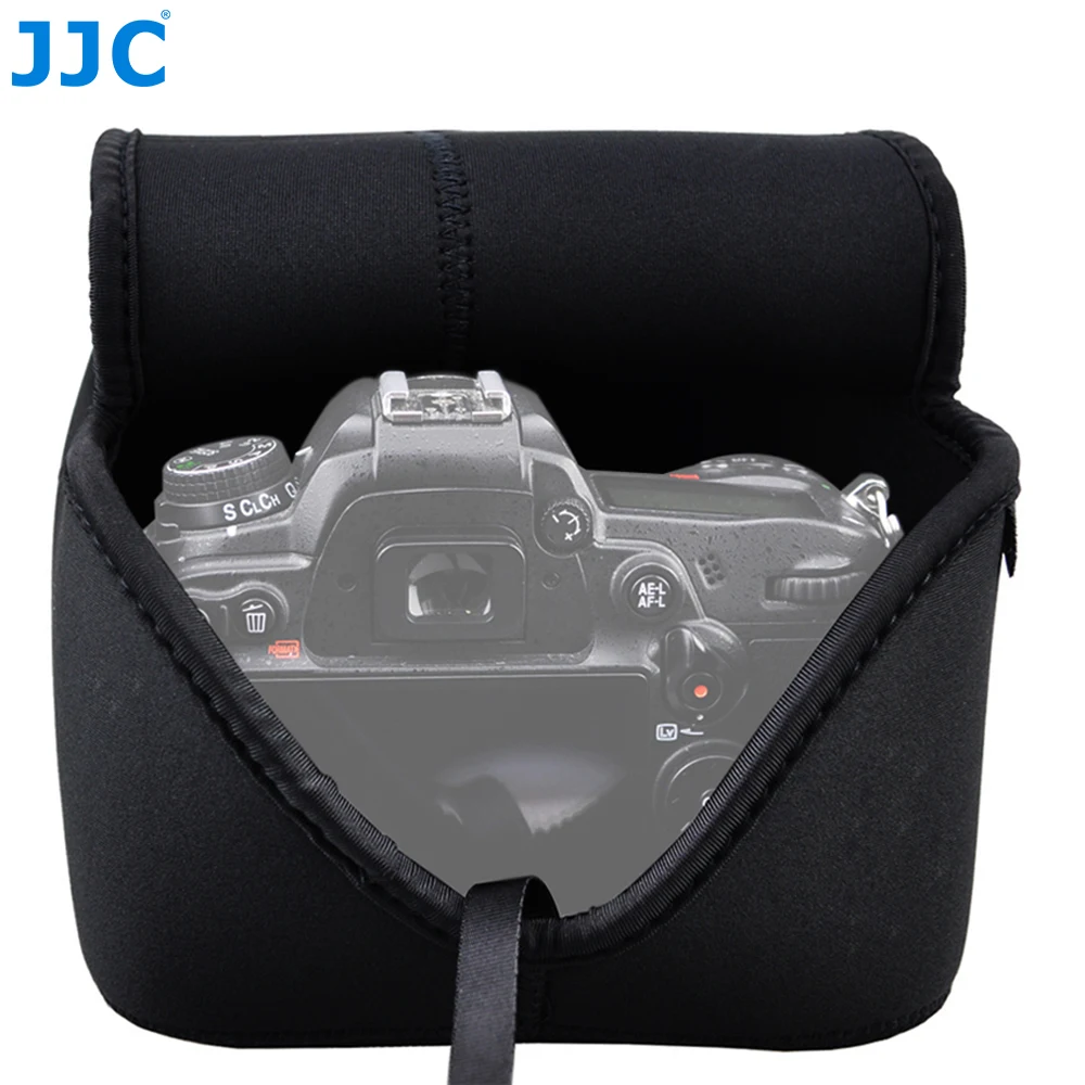Сумка для цифровой камеры JJC Черный Неопреновый чехол Canon Nikon 148 мм (W) x 113 (H) 188 (D)