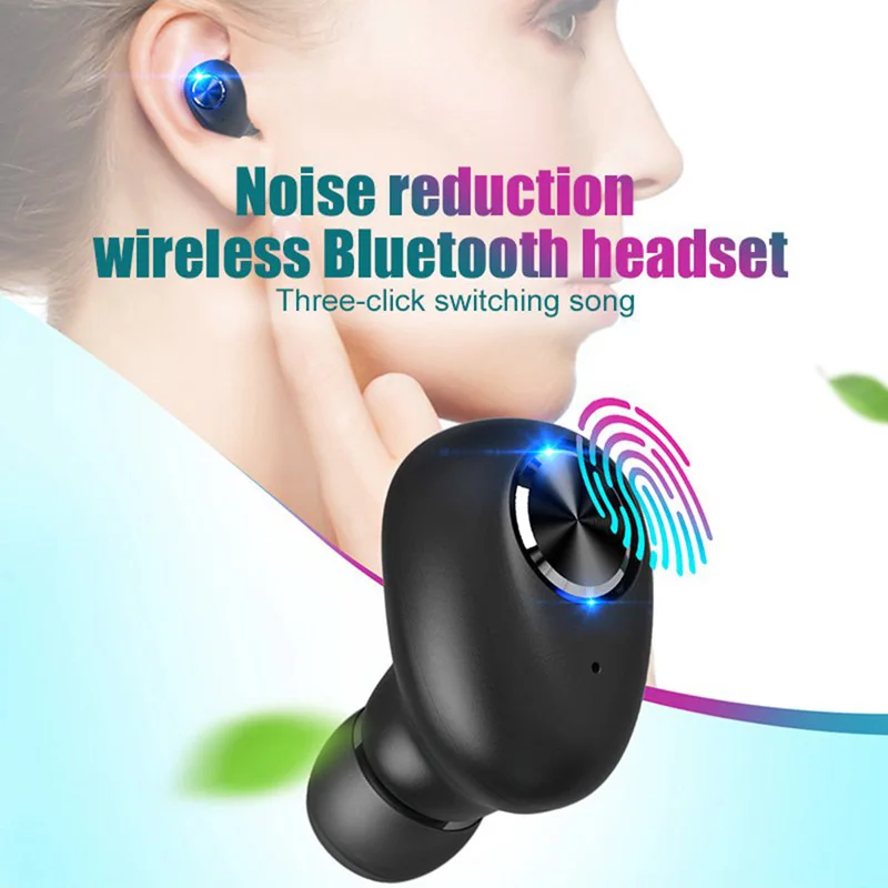 Беспроводные наушники Bluetooth 5 0 TWS стерео мини гарнитура настоящая с микрофоном