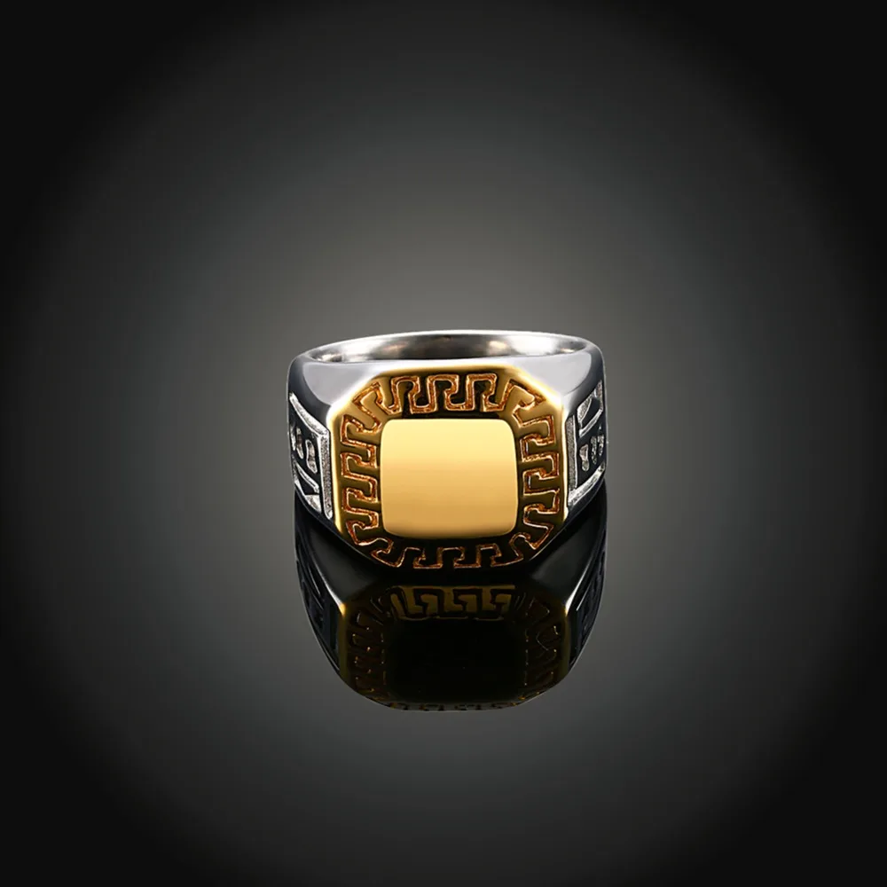 Мужское кольцо на палец из нержавеющей стали 316L модное дизайнерское ювелирное