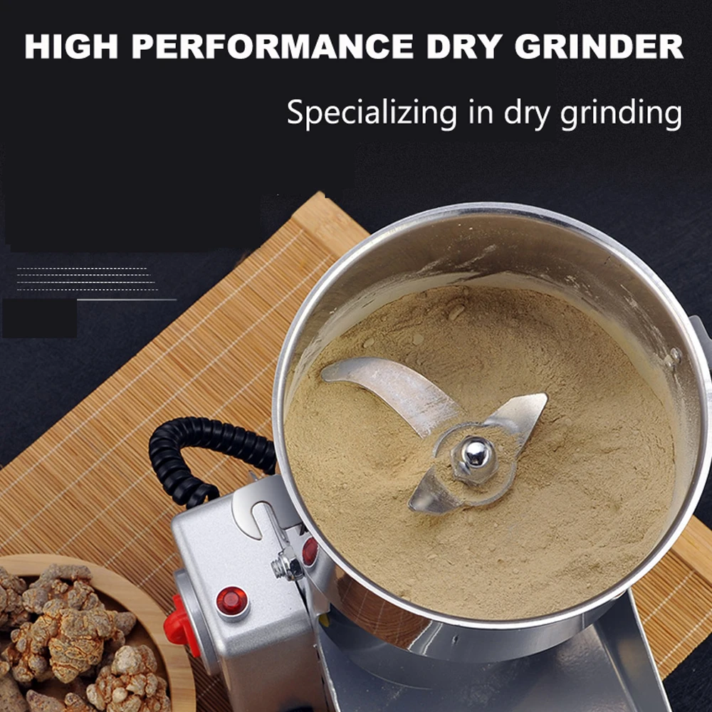 Professional Electric Grain Spices Cereals Coffee Dry Food Mill Grinding Machines Gristmill Home Powder Crusher Grinder | Инструменты