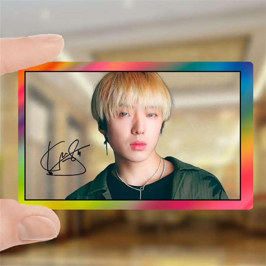 Kpop победитель ПВХ прозрачная фото карта Кан сын Юн ли сын Хун коллективные карты Мино Ким Чжин Ву HD Фотокарта