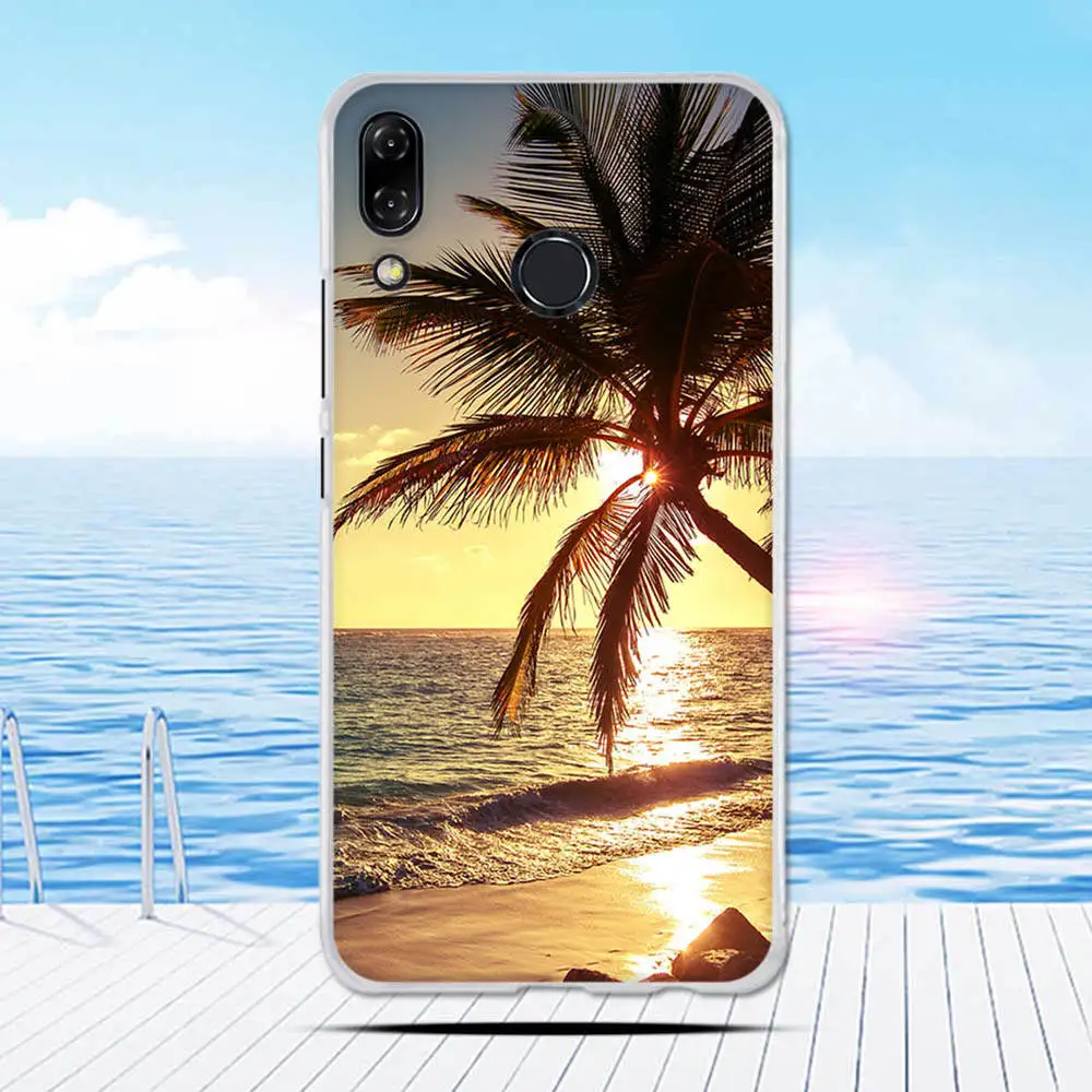 Силиконовый чехол для Asus Zenfone 5 ZE620KL милый цветочный мультяшный мягкий из ТПУ с
