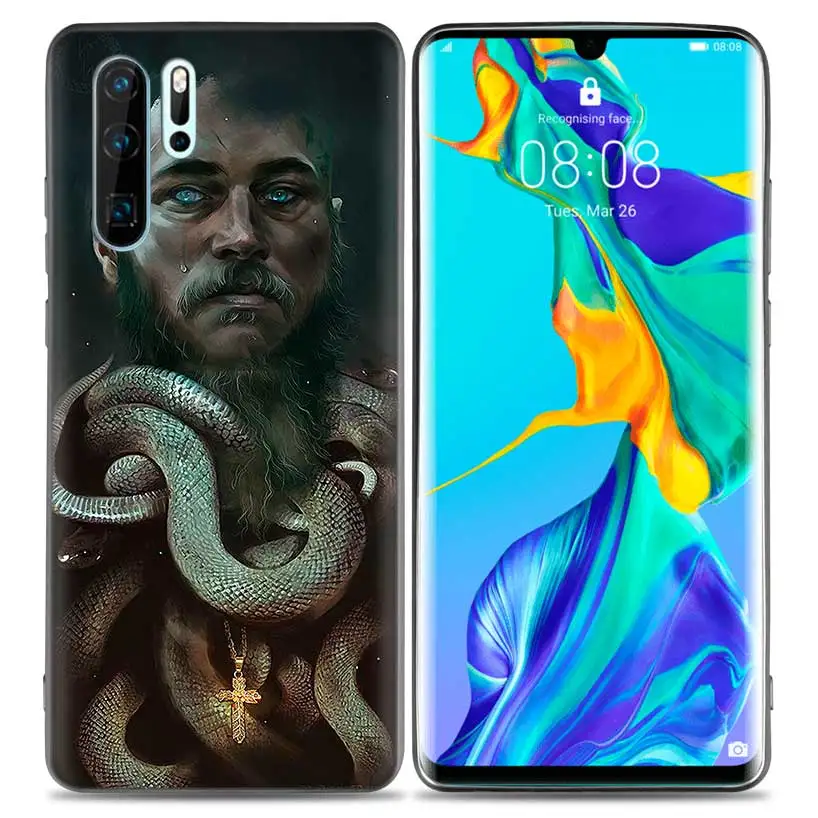 Роскошный чехол Ragnar Lothbrok Vikings для huawei P30 P20 Pro P10 lite Honor 8X 8A 8C 10 10i 20i P Smart+ Plus Y6 Y7