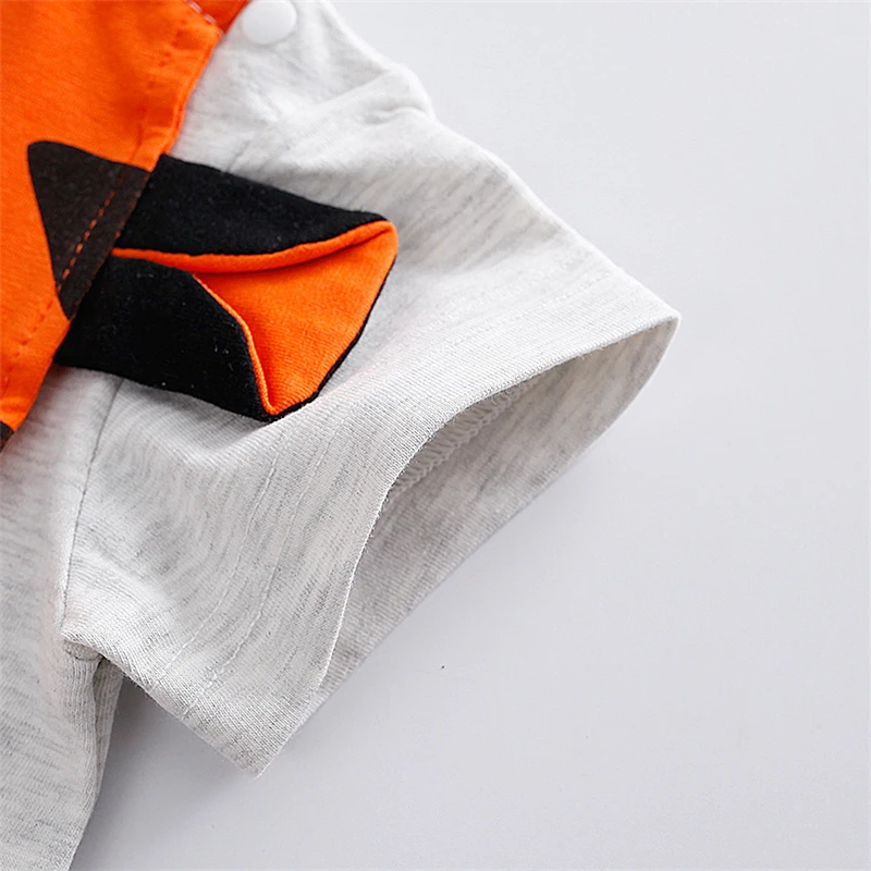 Детские комбинезоны в летнем стиле с забавным рисунком одежда полоску для