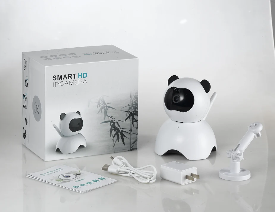 Дома Прекрасный Panda Камера видеонаблюдения 720 P 960 Беспроводной IP Видеоняни и
