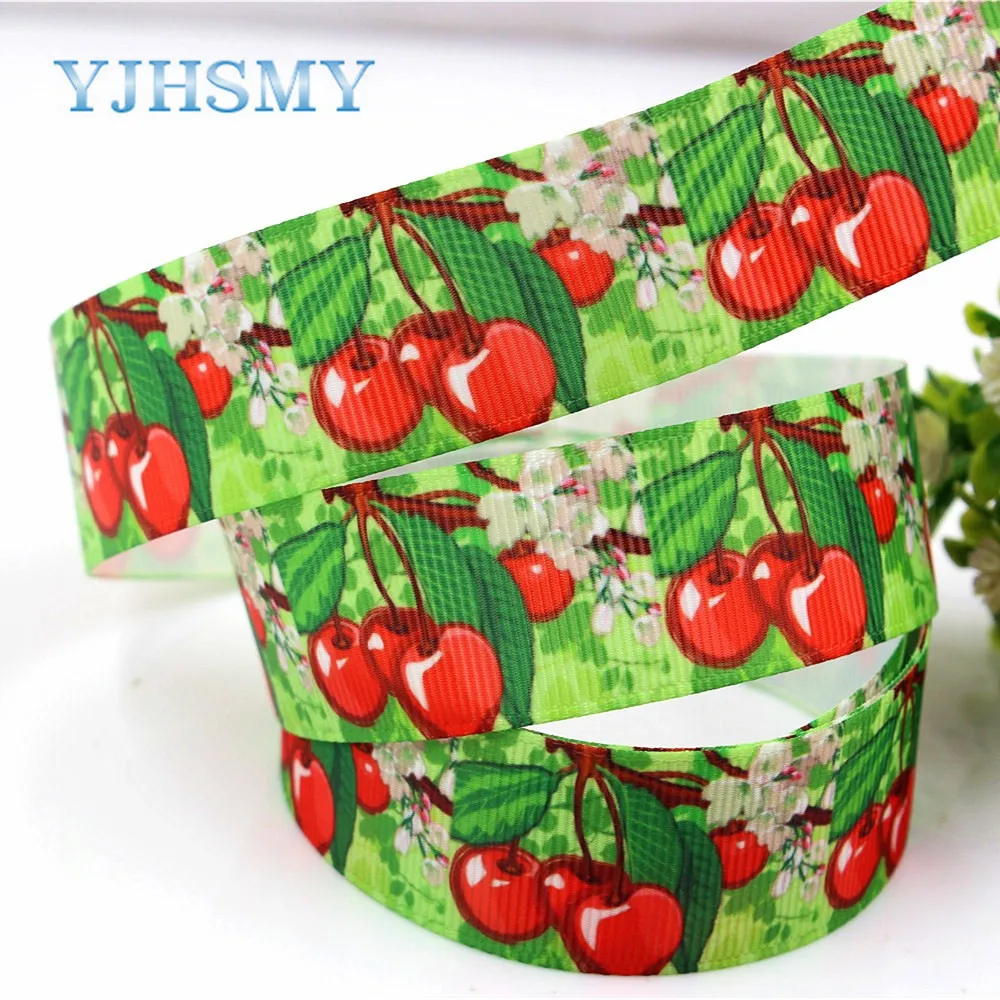 YJHSMY H-17522-902 10 ярдов 25 мм фотоэлемент Термотрансферная печать grosgrain аксессуары для