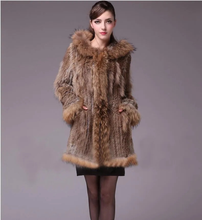 2016 S-XXL меховое пальто из кроличьего меха модная новинка корейский Кролик 100%
