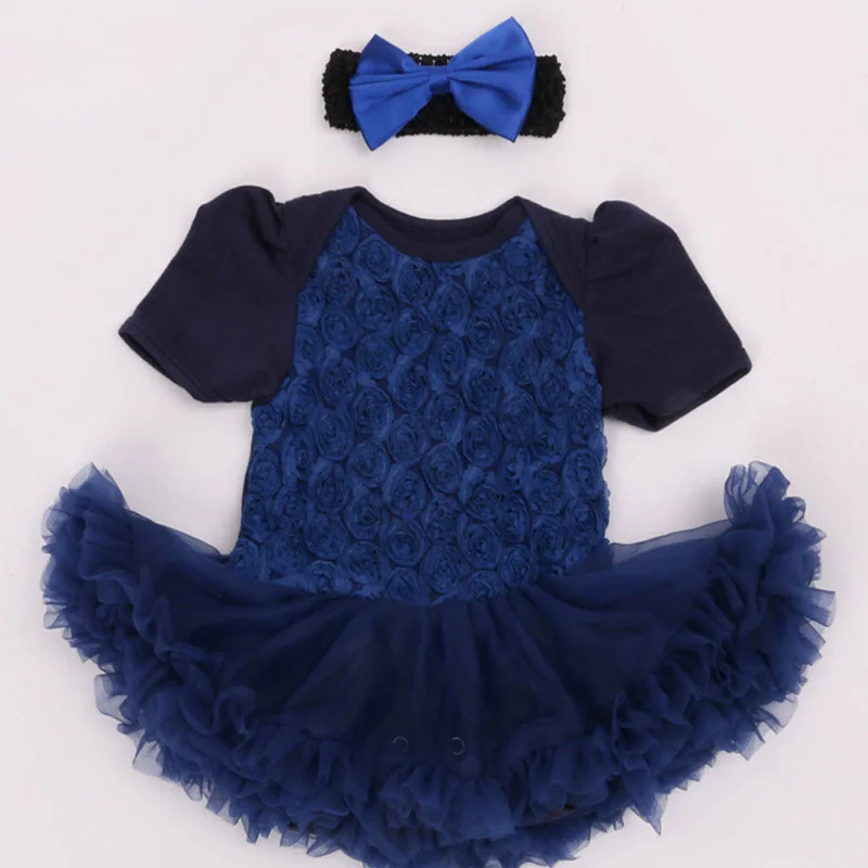 Комплект из 2 предметов платья-пачки для новорожденных девочек платье в стиле