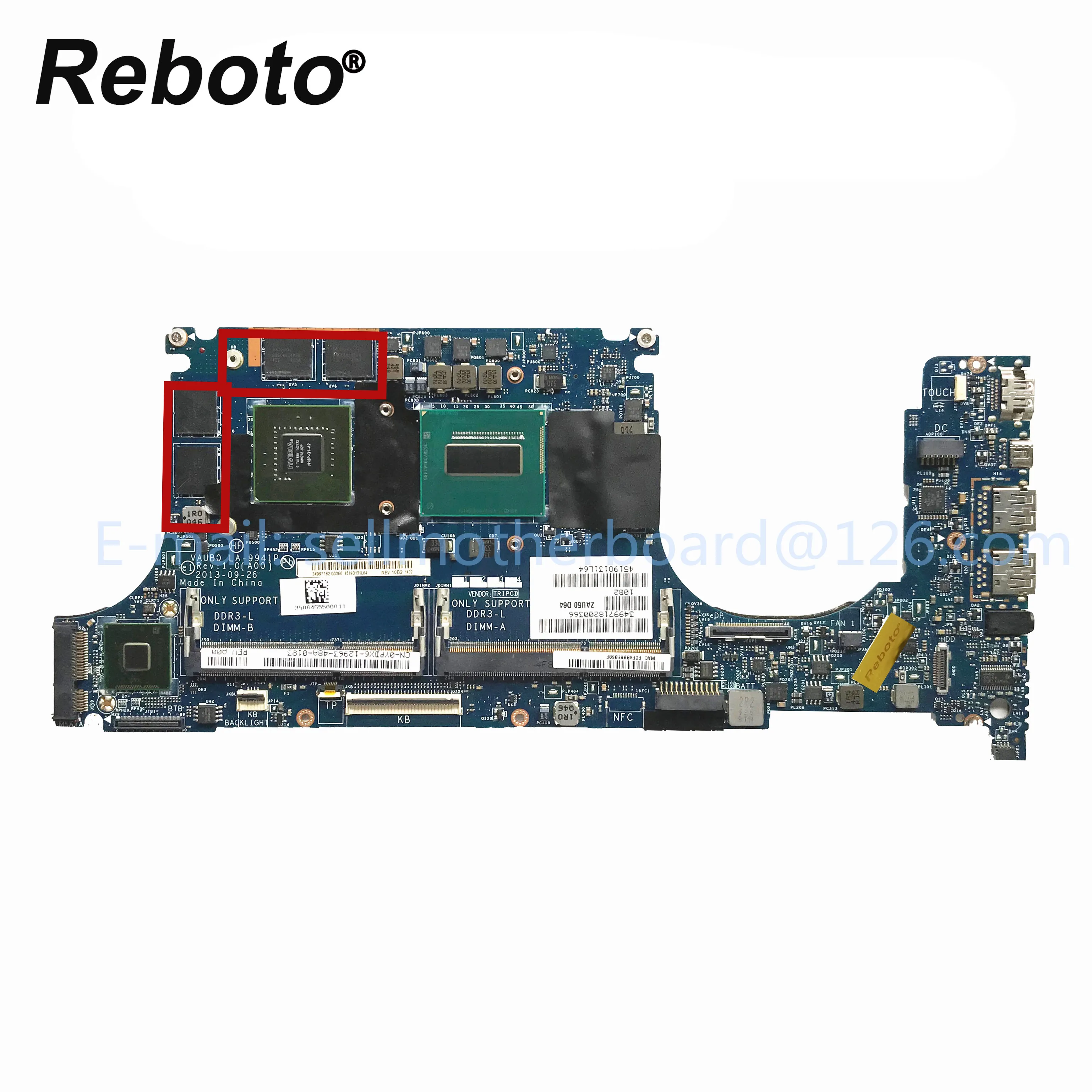 CN-0YPDX6 0YPDX6 для DELL M3800 Материнская плата ноутбука VAUB0 LA-9941P с SR15F i7-4702HQ Процессор K1100M 2 Гб GPU DDR3L мб тестирование