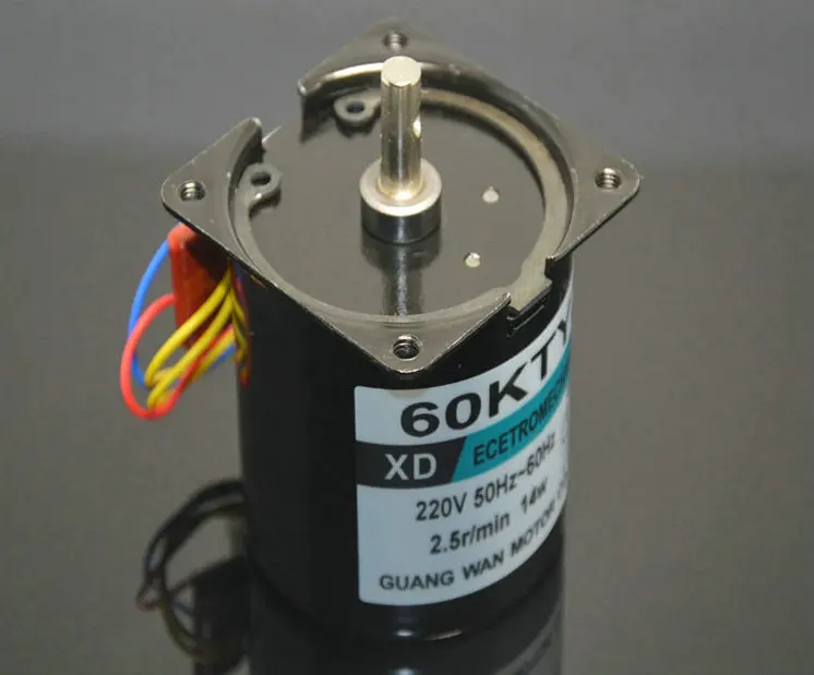 AC220V 14 Вт 60ktyz микро-магнит синхронный двигатель металлические шестерни высокий