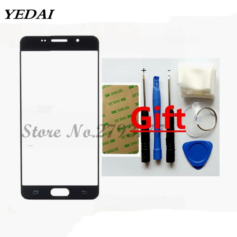 YEDAI инструменты + для samsung Galaxy A3 2016 A310 A5 A510 A7 A710 Передняя Внешний Стекло Топ