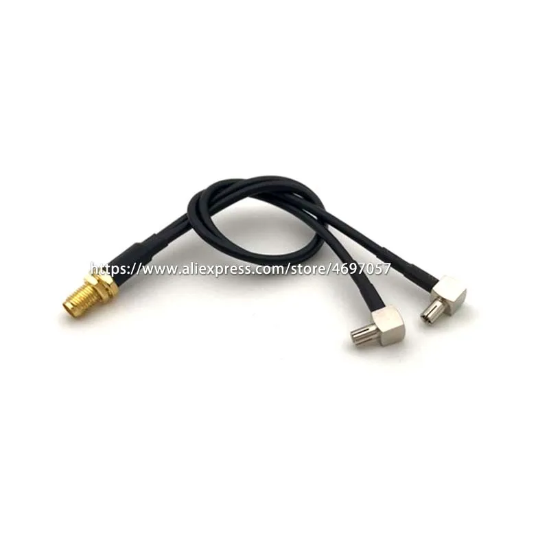 Гнездо SMA TS9 Y Тип соединитель коаксиальный кабель RG174 для 3g 4G модем антенный кабель 15 см, 20 см