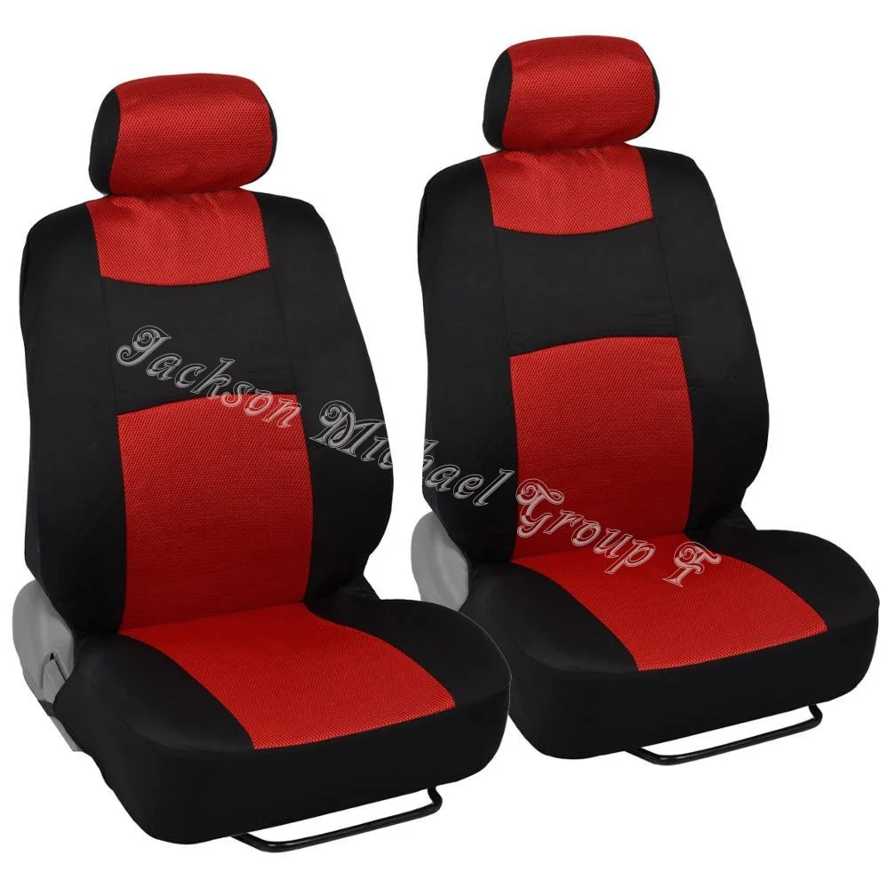 Универсальный чехол для автомобильных сидений для Toyota Corolla Camry Rav4 Auris Prius Yalis Avensis наклейка аксессуары подушка - Название цвета: 2 front seat covers