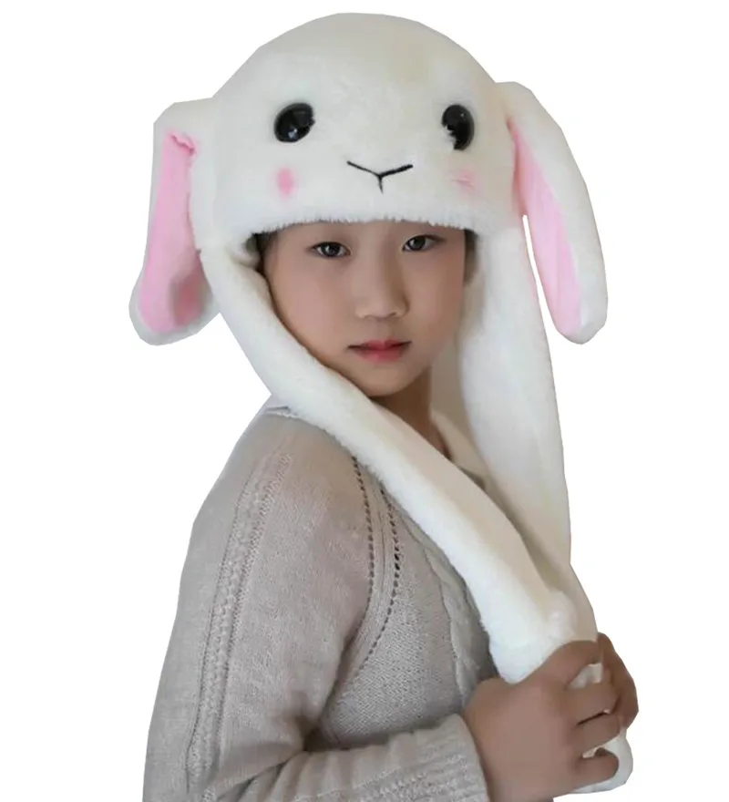 White Rabbit1 Douchow милые плюшевые белые панды, шапка с лапами для взрослых, подростков, детей, мальчиков и девочек, зимние шапочки - Цвет: White Rabbit1