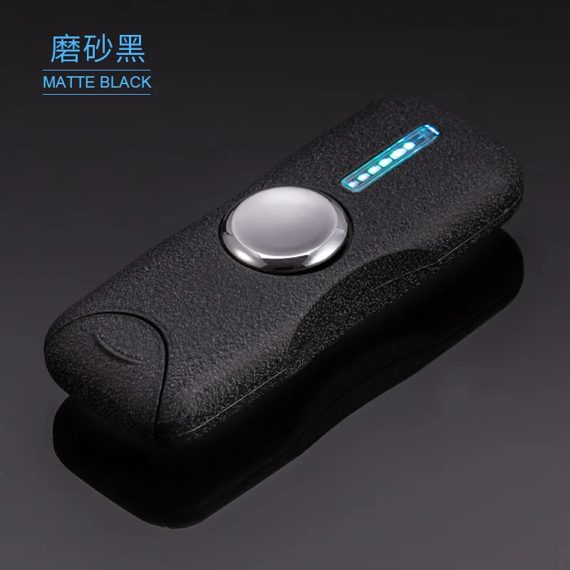 8 Без газа Зажигалка для сигар пальчиковая игрушка Gyro Flash Tri-Spinner Электронная сигарета ручной Спиннер usb зарядка зажигалки - Цвет: 8
