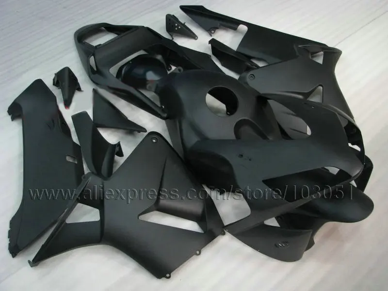 

7gifts Injection Molding fairings kits for 2003 Honda CBR 600 RR 2004 CBR600RR 03 04 cbr600 all matte black fairing bodywork pa