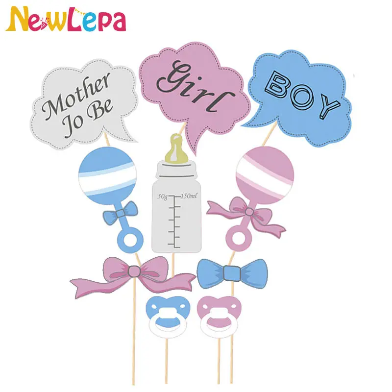 10 шт./лот Детская Бутылочка с бантом для кормления реквизит фотобудки день